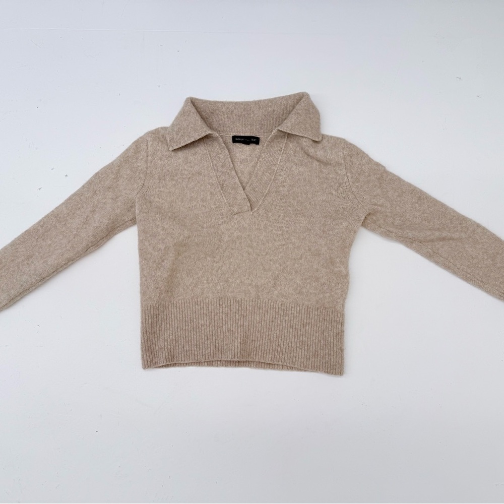 Banana Republic Beige Knit Top